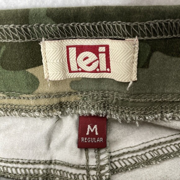 LEI Pants Womens Size Medium Camo Elastic Joggers Pockets Pull On Run Small - Picture 7 of 8